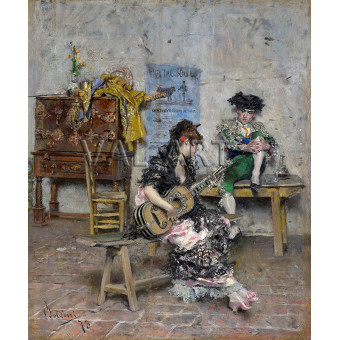 РЕПРОДУКЦИИ НА КАРТИНИ Китаристка (1873)